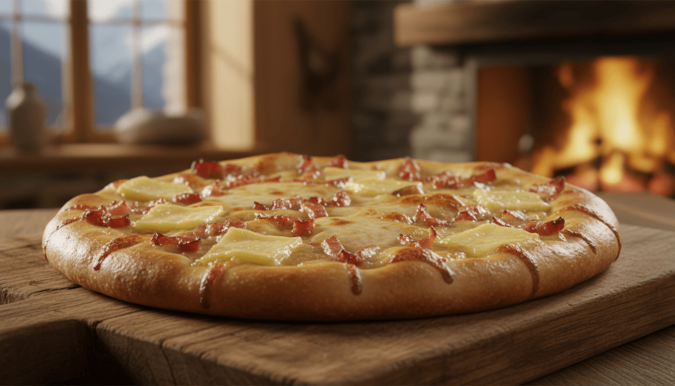 Focaccia Valdostana con Fontina e pancetta