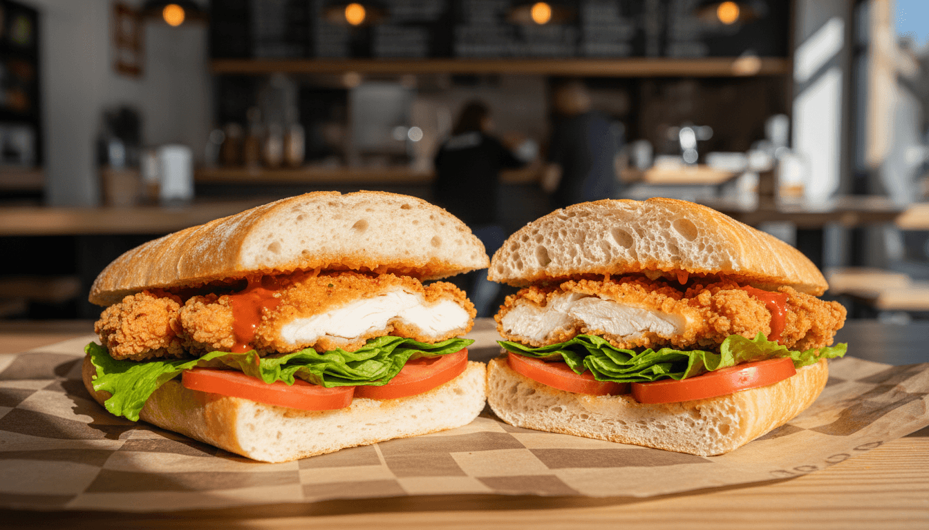 Panuozzo Crunchy Chicken con pollo croccante
